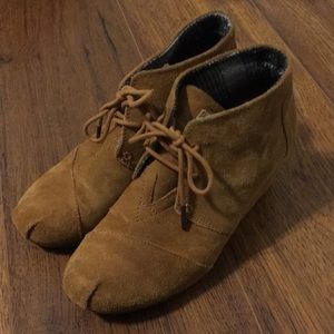 TOMS Wedge Booties